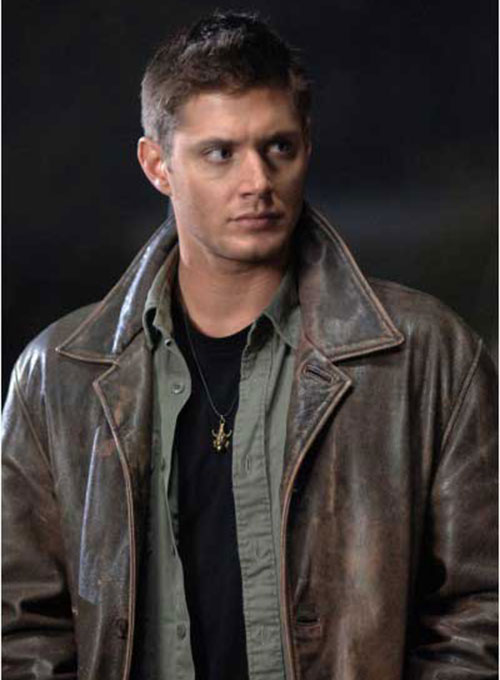 (image for) Supernatural Dean Winchester Leather Trench Coat - Click Image to Close