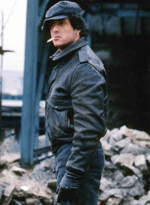 (image for) Sylvester Stallone Paradise Alley Leather Jacket - Click Image to Close