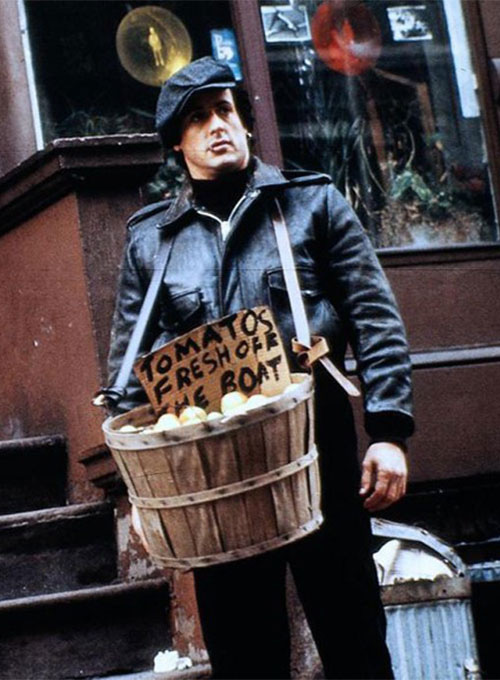 (image for) Sylvester Stallone Paradise Alley Leather Jacket - Click Image to Close