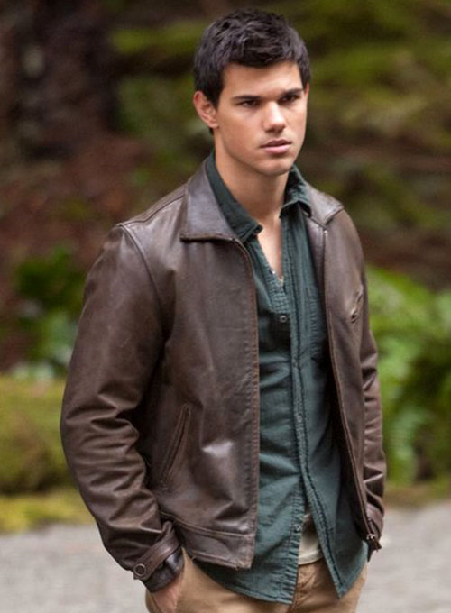 (image for) Taylor Lautner The Twilight Saga Leather Jacket - Click Image to Close