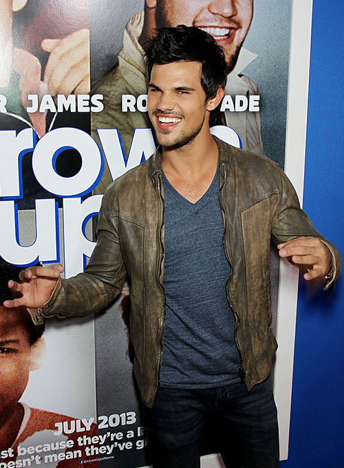 Taylor Lautner Leather Jacket - Click Image to Close