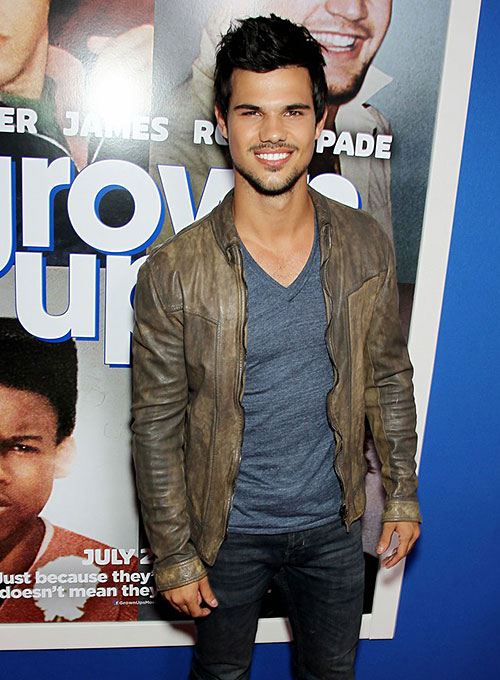 (image for) Taylor Lautner Leather Jacket - Click Image to Close