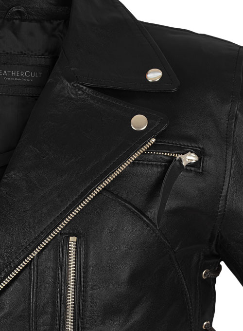 (image for) Terminator 2 Arnold Schwarzenegger Leather Jacket - Click Image to Close