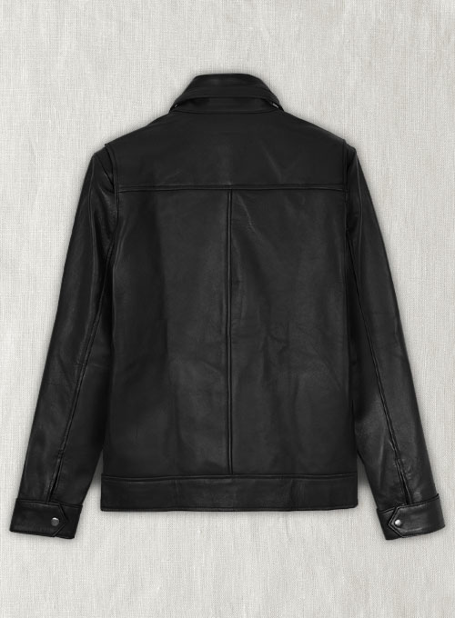 (image for) Thick Black Rafael Nadal Leather Jacket