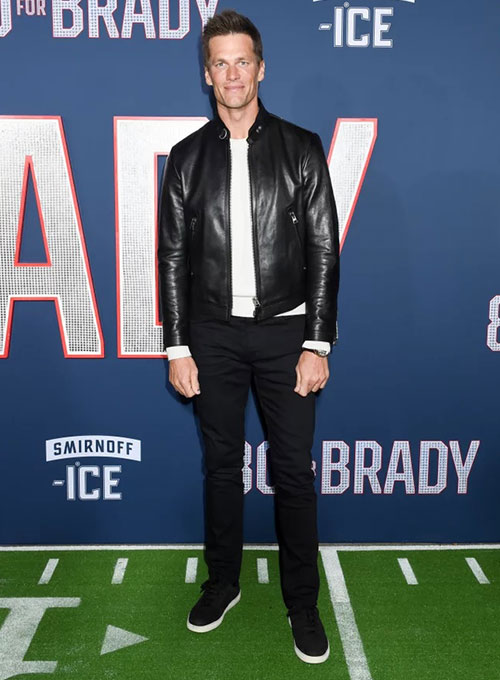 (image for) Tom Brady Leather Jacket - Click Image to Close