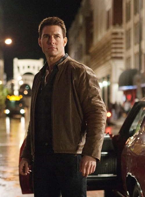 Tom cruise leather 2025 jacket jack reacher