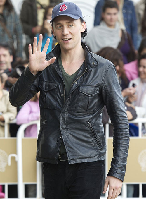 (image for) Tom Hiddleston Leather Jacket