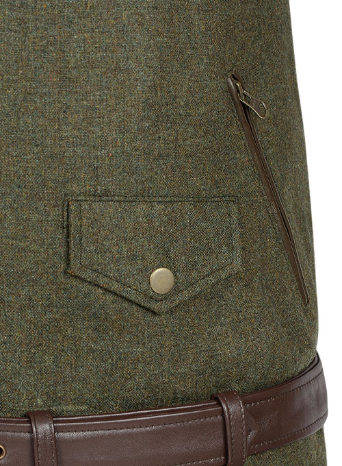 (image for) Tweed Leather Combo Jacket # 666