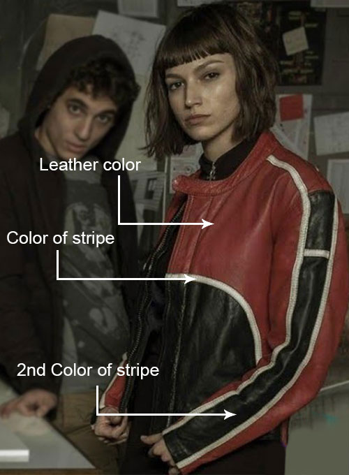 (image for) Ursula Corbero Money Heist Leather Jacket - Click Image to Close
