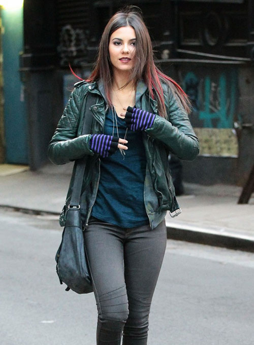 (image for) Victoria Justice Leather Jacket
