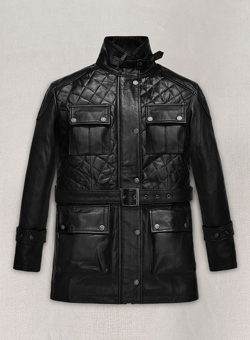 Victoria Beckham Leather Trench Coat