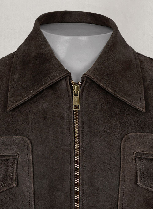 (image for) Vintage Brown Grain Avengers Steve Rogers Leather Jacket