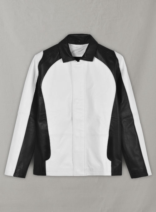 (image for) White inFamous Cole MacGrath Leather Jacket - Click Image to Close