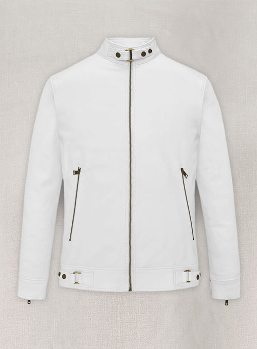 (image for) White Leather Jacket #905 - Click Image to Close