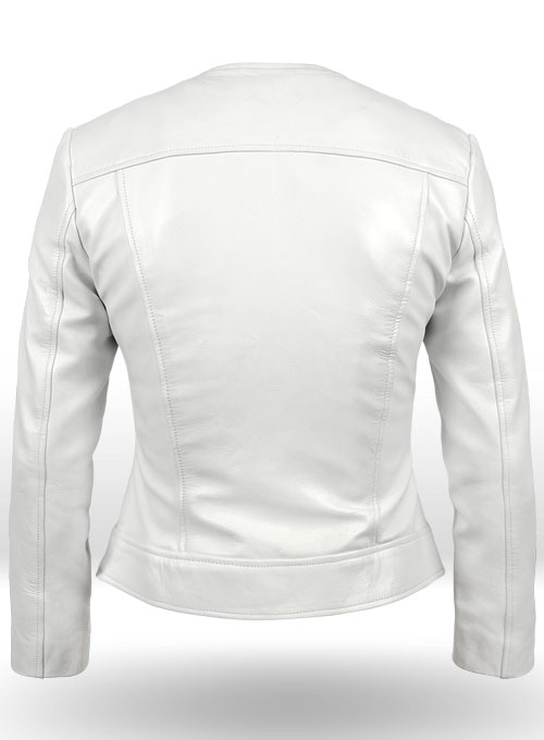 (image for) White Leather Jacket # 237 - Click Image to Close