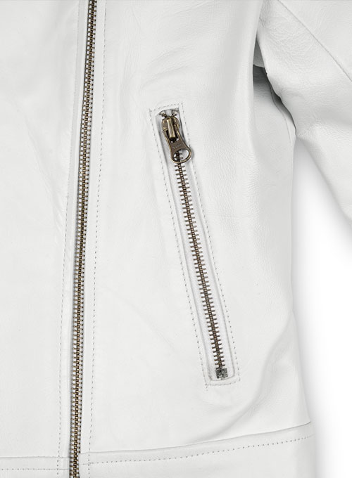 (image for) White Leather Jacket # 237