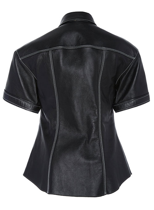 (image for) Leather Shirt Half Sleeves #3