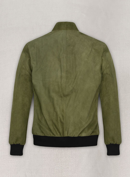 (image for) Woodland Green Suede Ryan Reynolds Leather Jacket