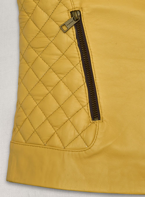 (image for) Yellow Leather Jacket # 242