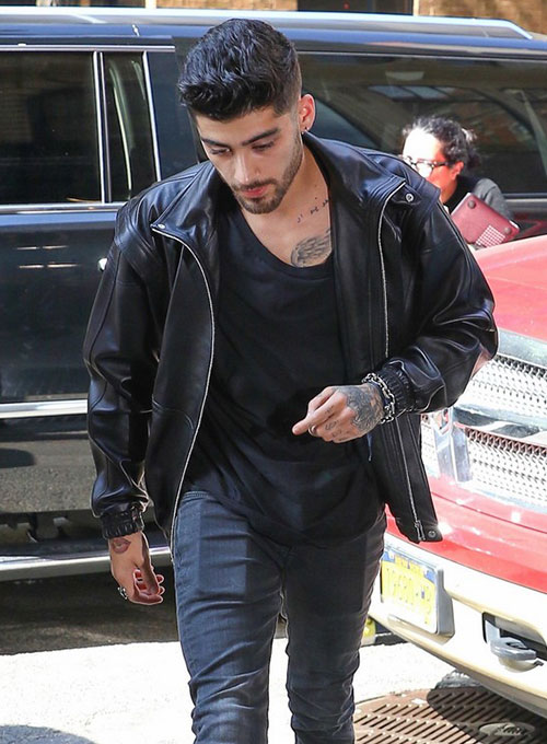 (image for) Zayn Malik Leather Jacket #2 - Click Image to Close