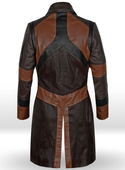 (image for) Zoe Saldana Guardians of the Galaxy Vol 2 Leather Coat