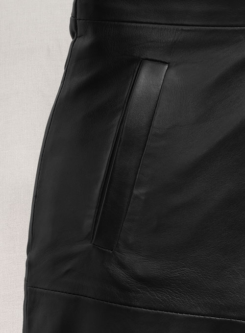 (image for) Zoe Kravitz Leather Long Coat