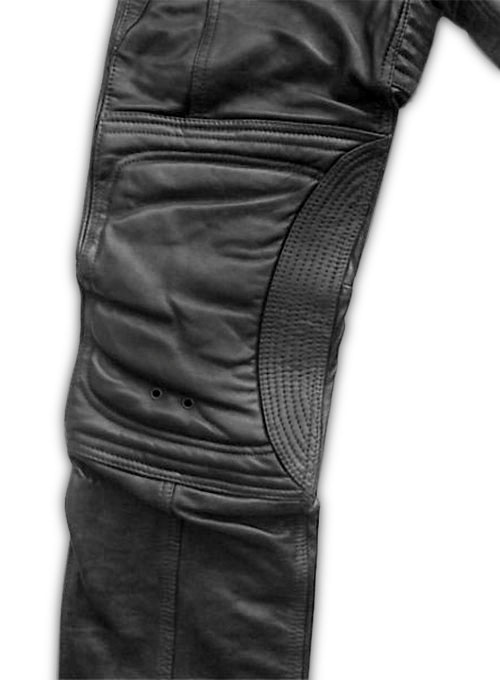 Leather Biker Jeans - Style #505 - Click Image to Close