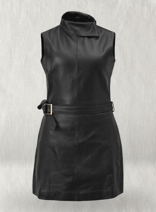 (image for) Jennifer Aniston Murder Mystery Premiere Leather Dress - Click Image to Close