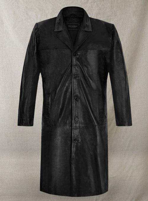Al Pacino Insomnia Leather Trench Coat - Click Image to Close