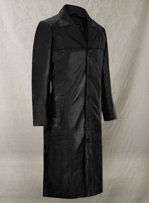 Al Pacino Insomnia Leather Trench Coat - Click Image to Close