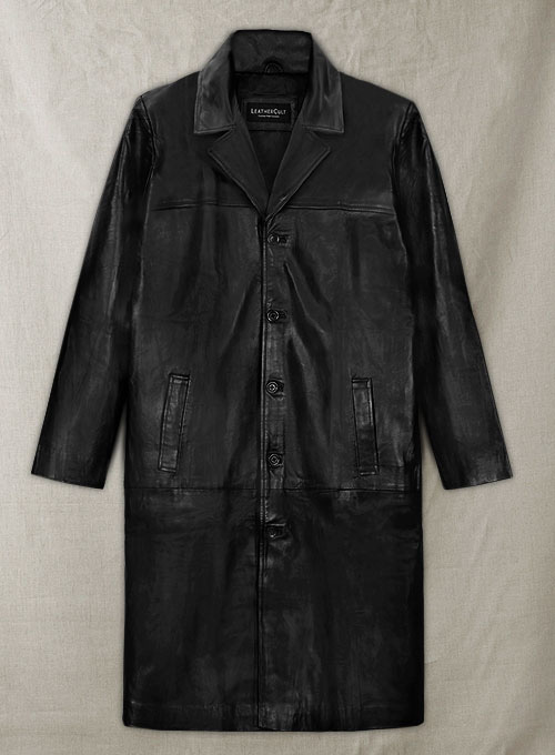 (image for) Al Pacino Insomnia Leather Trench Coat - Click Image to Close