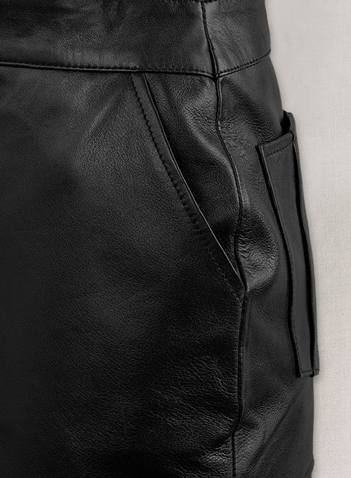 (image for) Anjela Johnson Leather Skirt - Click Image to Close