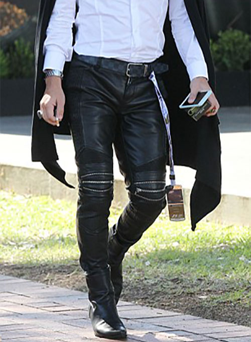 Anthony Callea Leather Pants - Click Image to Close