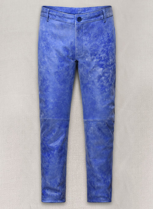 (image for) Artistic Blue Leather Suit