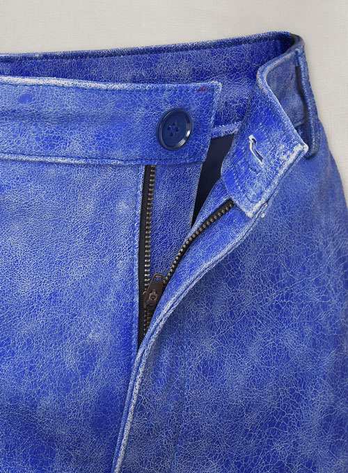 (image for) Artistic Blue Leather Suit