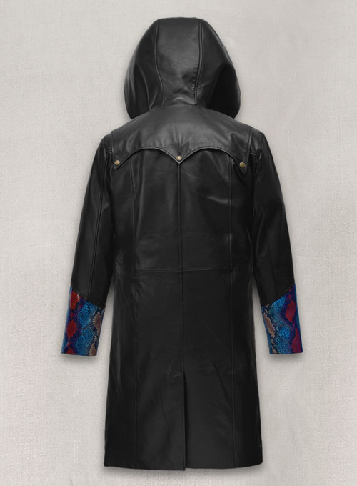 (image for) Black Devil May Cry 5 Dante Leather Coat - Click Image to Close