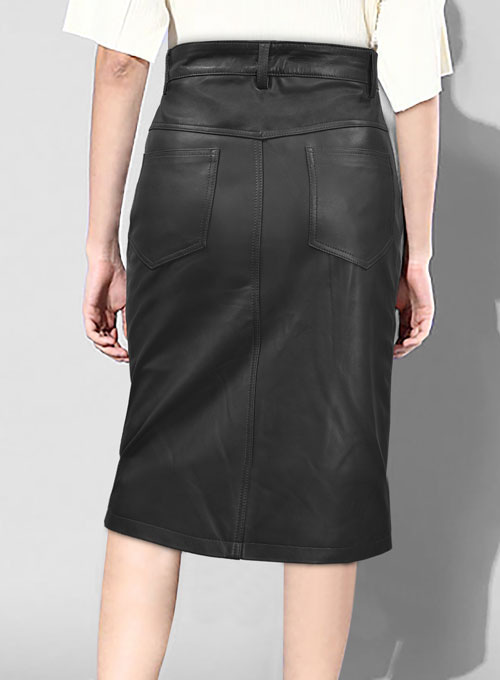 Boca Leather Skirt - # 429