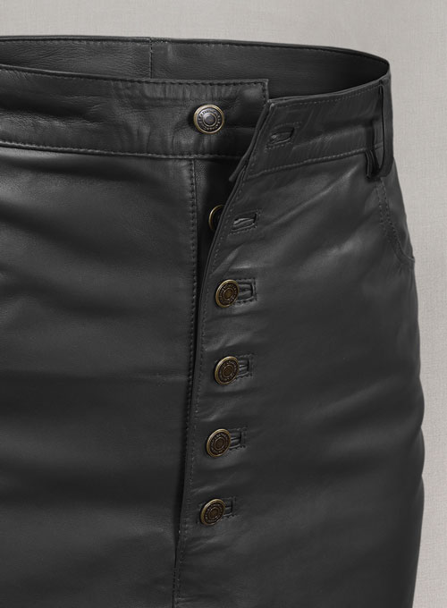 Boca Leather Skirt - # 429
