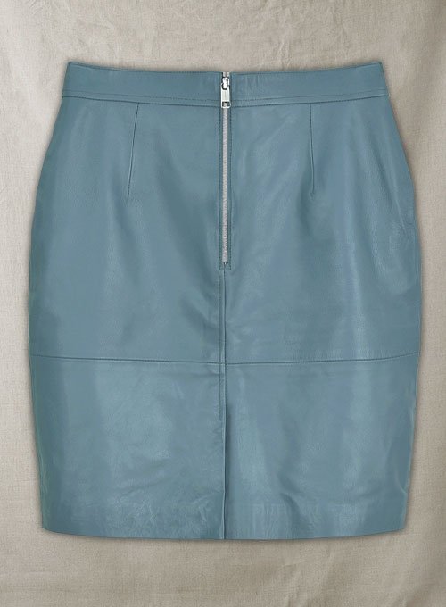 (image for) Bon Blue Meghan Markle Leather Skirt - Click Image to Close