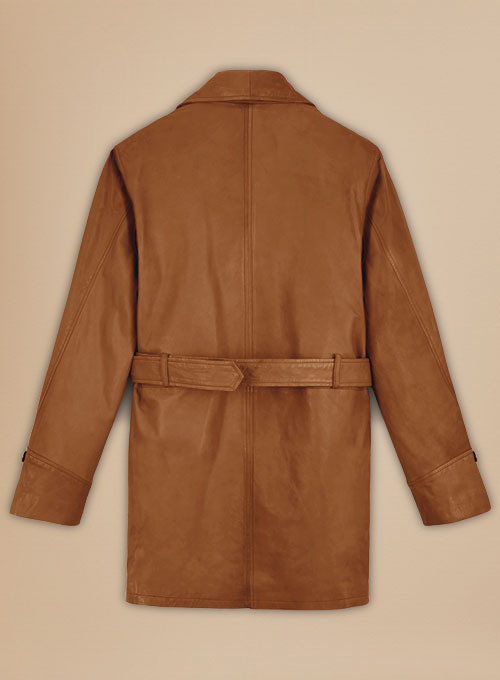 (image for) Brad Pitt Legends of the Fall Leather Trench Coat