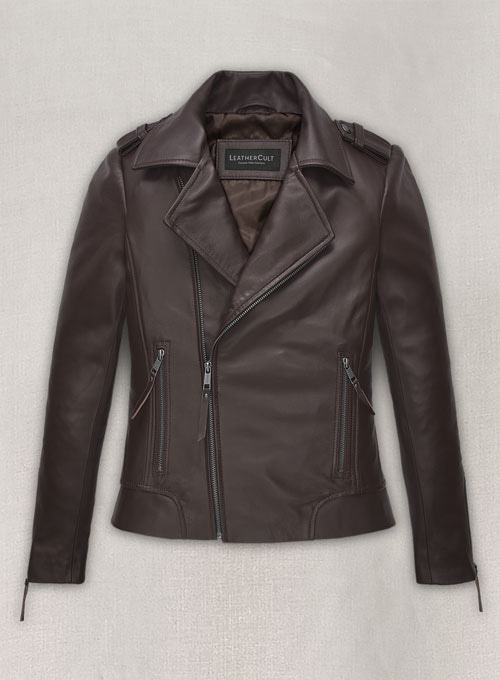 (image for) Brown Jennifer Aniston Leather Jacket - Click Image to Close