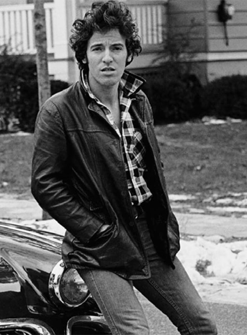 (image for) Bruce Springsteen Born to Run Autobiography Leather Trench Coat - Click Image to Close