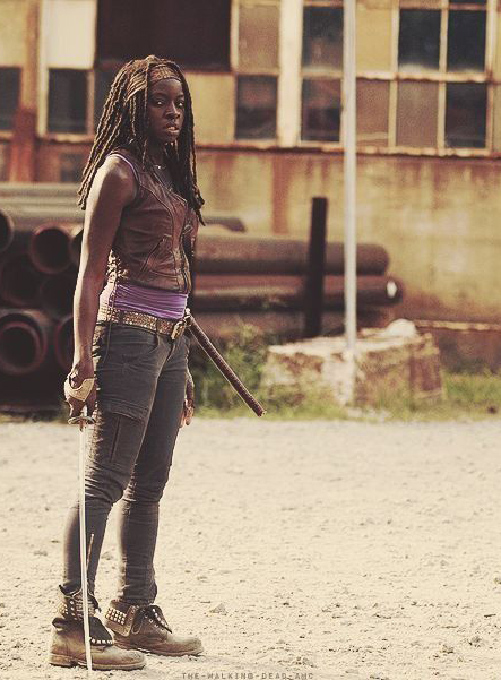 (image for) Danai Gurira The Walking Dead Leather Vest