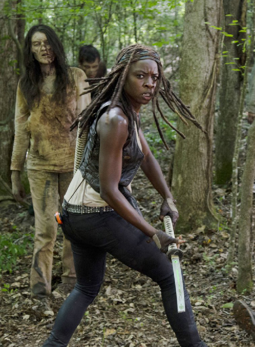 (image for) Danai Gurira The Walking Dead Leather Vest - Click Image to Close