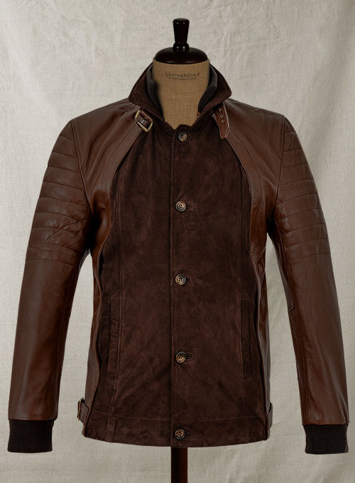 (image for) Daniel Radcliff Horns Leather Jacket - Click Image to Close