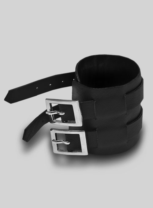 Elvis Style Less Wide Leather type wrist straps 3 strap