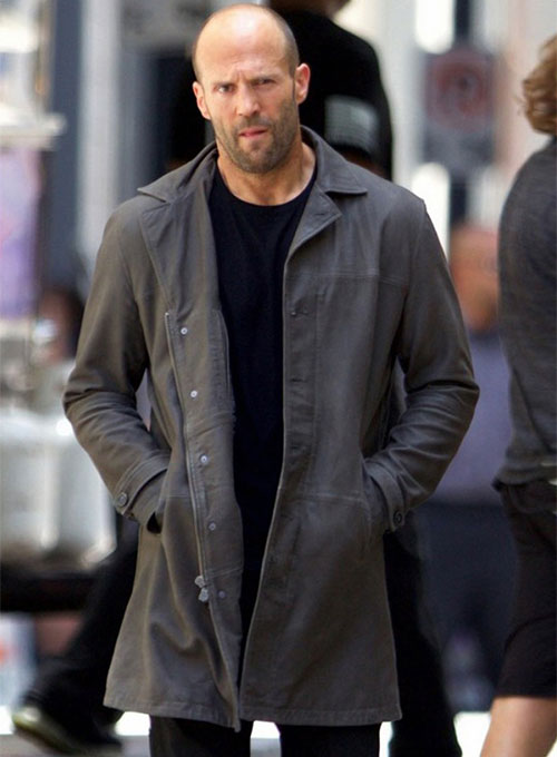 Jason Statham The Fate Of The Furious Leather Coat : LeatherCult