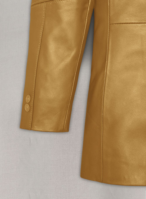 (image for) Golden Catwalk Leather Blazer # 2 - Click Image to Close