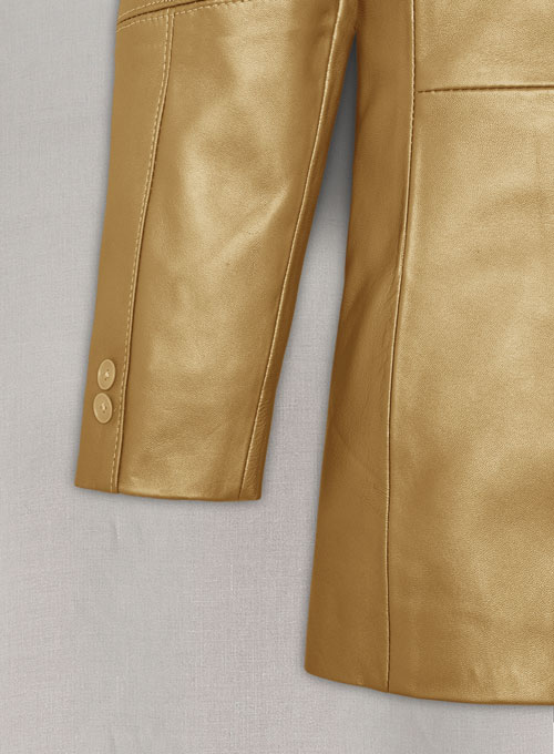 (image for) Golden Catwalk Leather Blazer # 2 - Click Image to Close