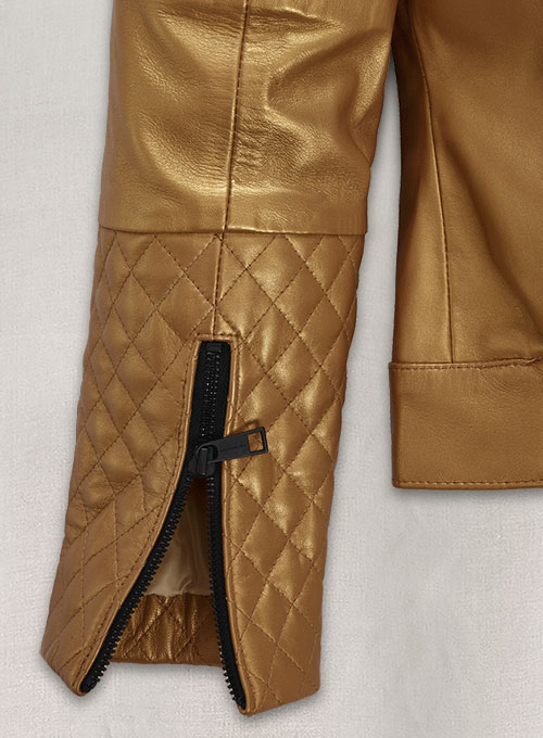 (image for) Golden Gwen Stefani Leather Jacket #1 - Click Image to Close